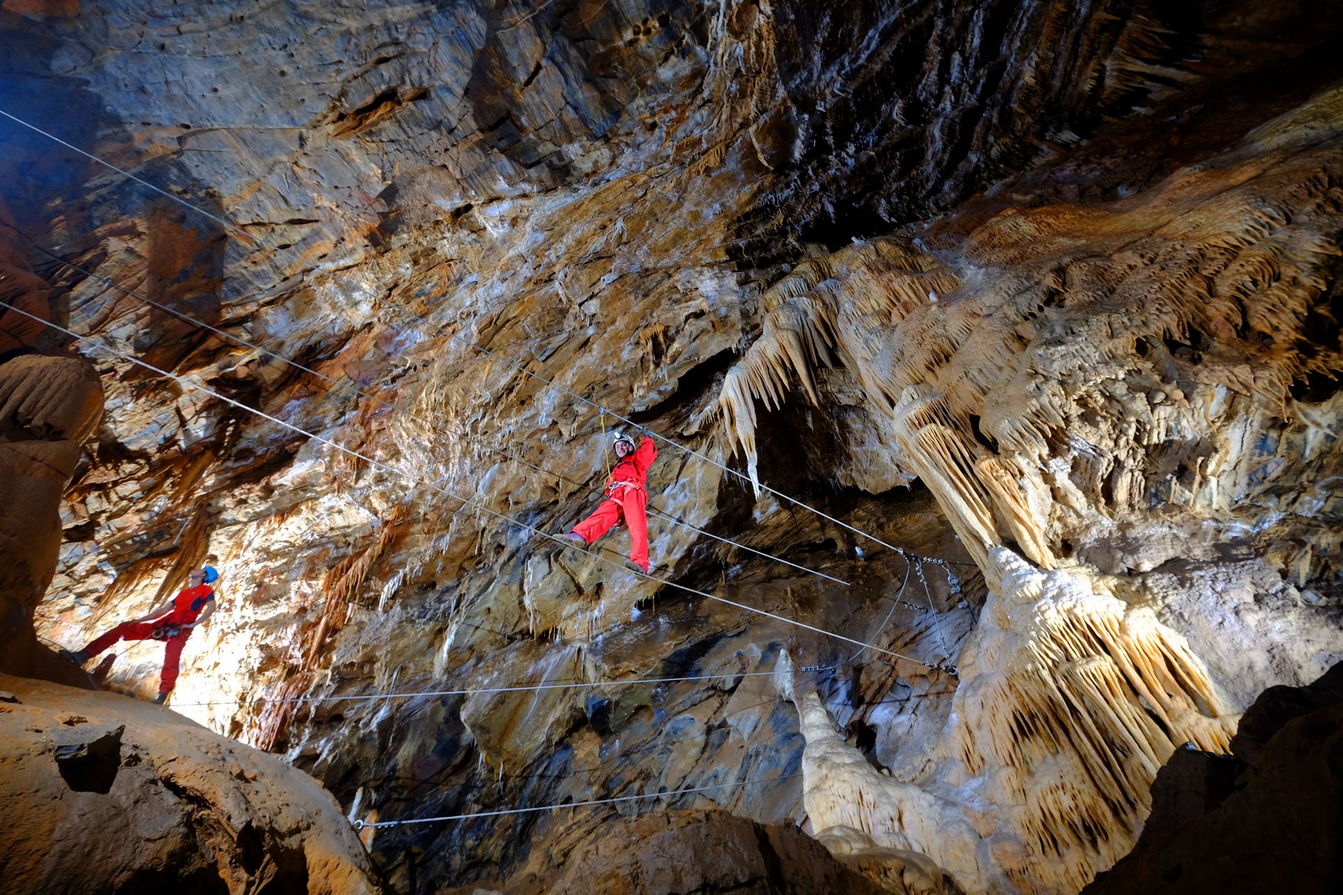 Rando souterraine au gouffre de Cabrespine ©M.Randa-ADT-Aude Rando souterraine au gouffre de Cabrespine ©M.Randa-ADT-Aude